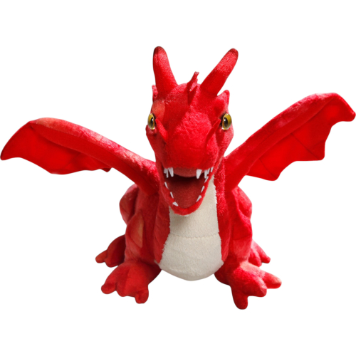 Preview: Drachen sitzend rot