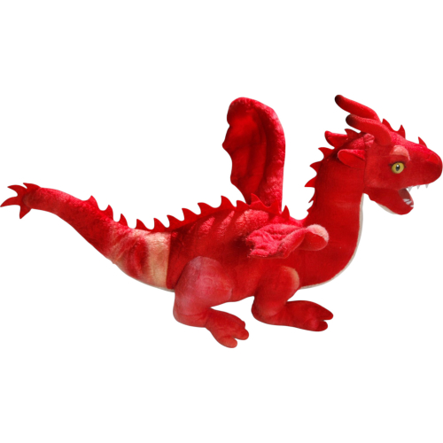 Preview: Drachen sitzend rot