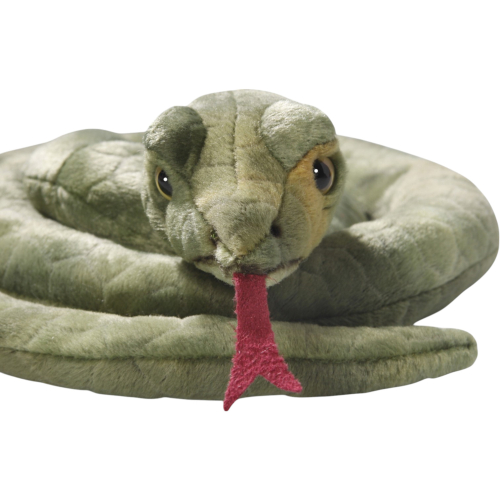 Preview: Schlange grün geringelt