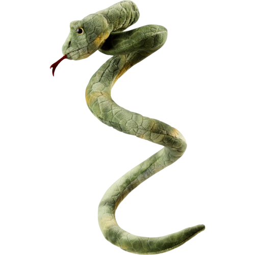 Preview: Schlange grün geringelt