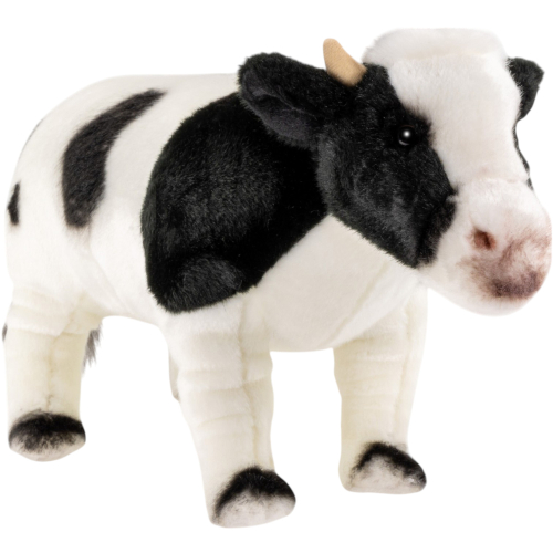 Preview: Cow standing black-white