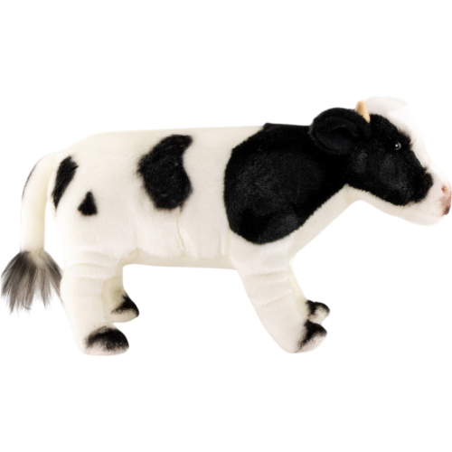 Preview: Cow standing black-white