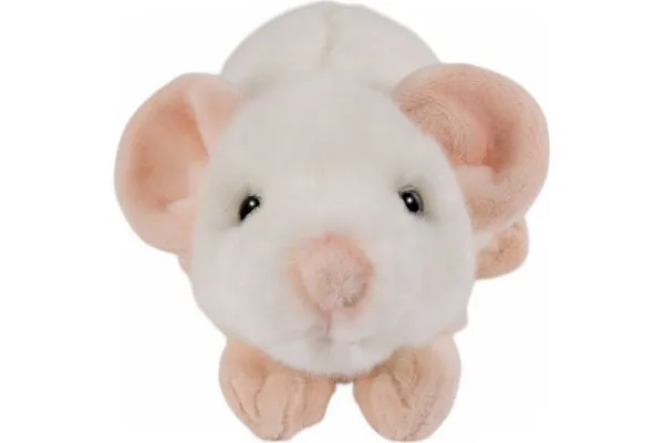 Carl Dick Plush Toy Mouse white