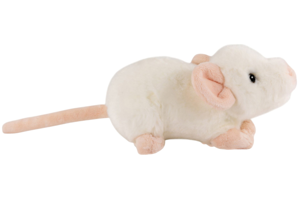 Carl Dick Plüschtier weiße Maus