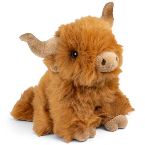 Carl Dick Plüschtier Hochland-Rind sitzend