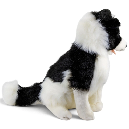 Carl Dick Plush Toy Border Collie sitting