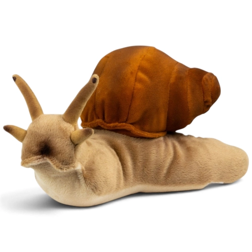Carl Dick Plüschtier Schnecke braun