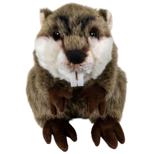 Preview: Biber braun aufrecht