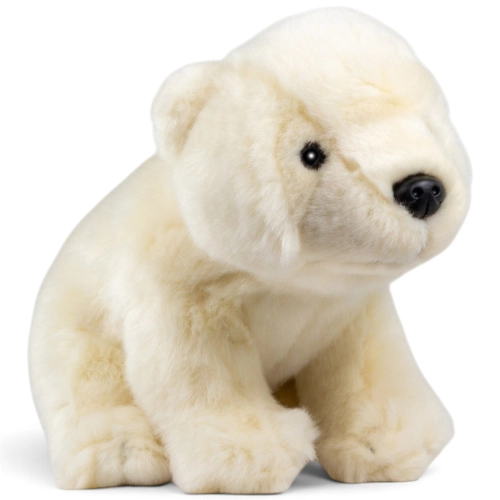 Carl Dick Plüschtier Eisbär sitzend