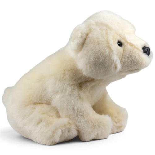 Carl Dick Plüschtier Eisbär sitzend