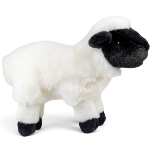 Carl Dick Plush Toy Sheep, Lamb black-white standing