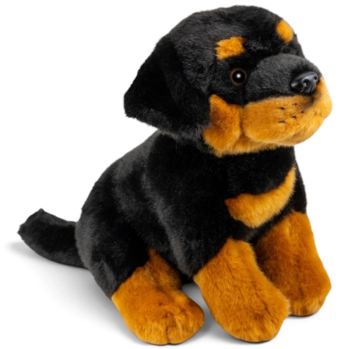 Carl Dick Plüschtier Rottweiler sitzend