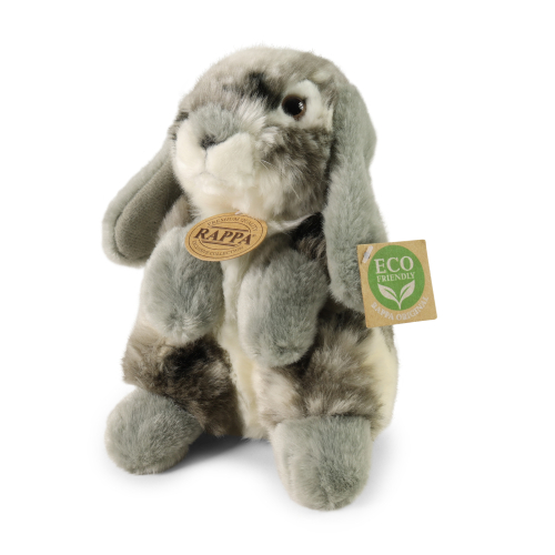 Carl Dick Plüschtier Hase grau stehend