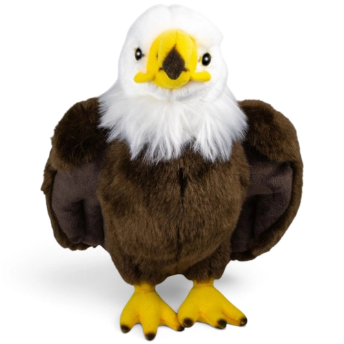 Carl Dick Plush Toy Eagle standing
