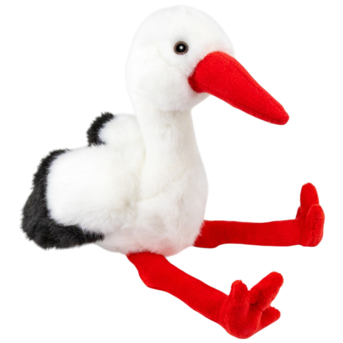 Carl Dick Plush Toy , White-Stork