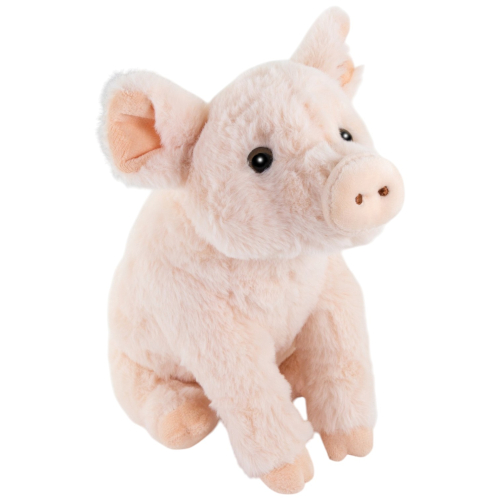 Carl Dick Plüschtier Schwein sitzend