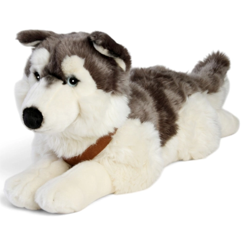 Carl Dick Plüschtier Husky mit Geschirr