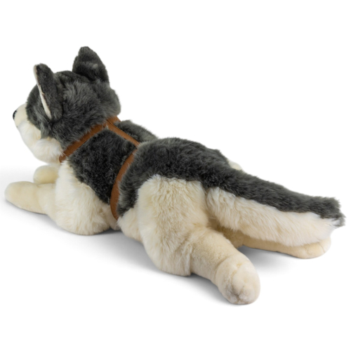 Preview: Carl Dick Plüschtier Husky mit Geschirr
