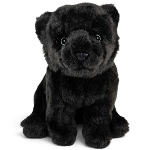 Carl Dick Plüschtier Panther sitzend schwarz