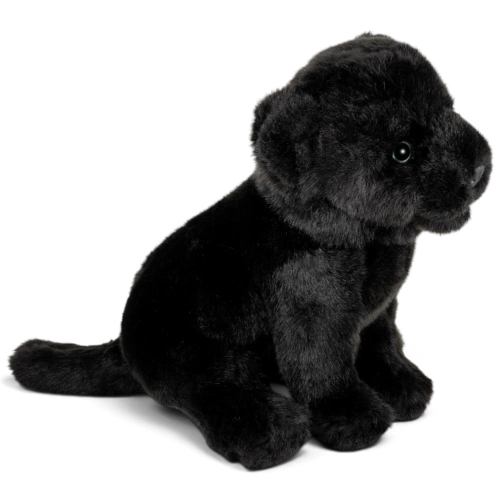 Carl Dick Plüschtier Panther sitzend schwarz