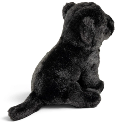 Carl Dick Plüschtier Panther sitzend schwarz