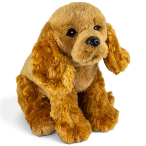 Carl Dick Plush Toy Cocker Spaniel sitting