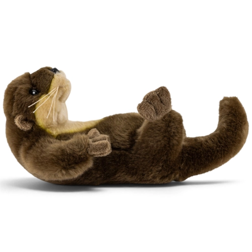 Carl Dick Plush Toy Otter lying