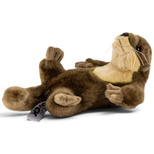 Carl Dick Plush Toy Otter lying