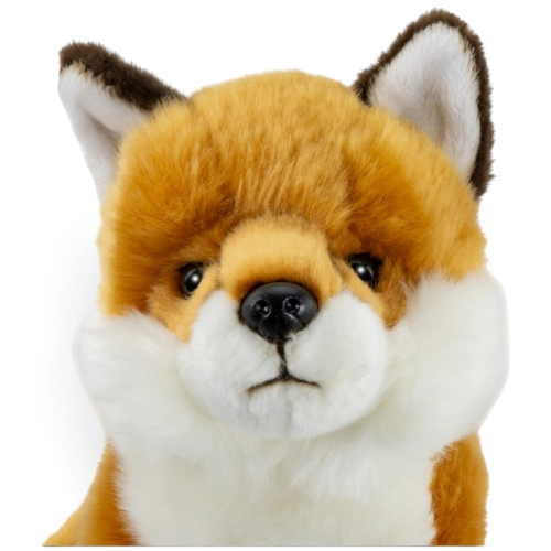 Carl Dick Plush Toy Fox sitting