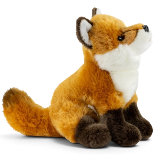 Carl Dick Plush Toy Fox sitting
