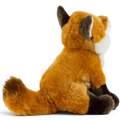 Carl Dick Plush Toy Fox sitting