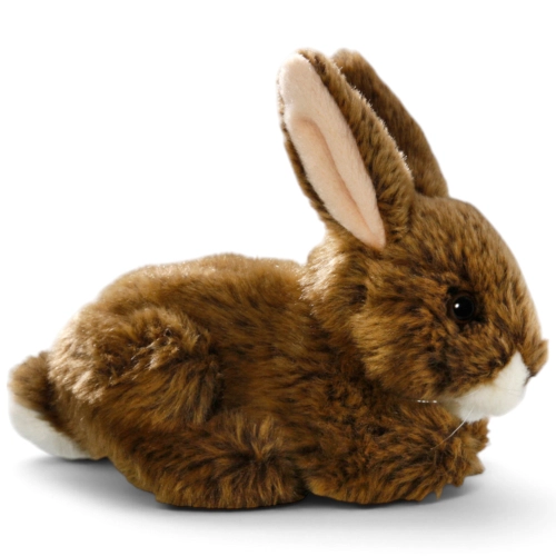 Carl Dick Plüschtier Hase sitzend braun