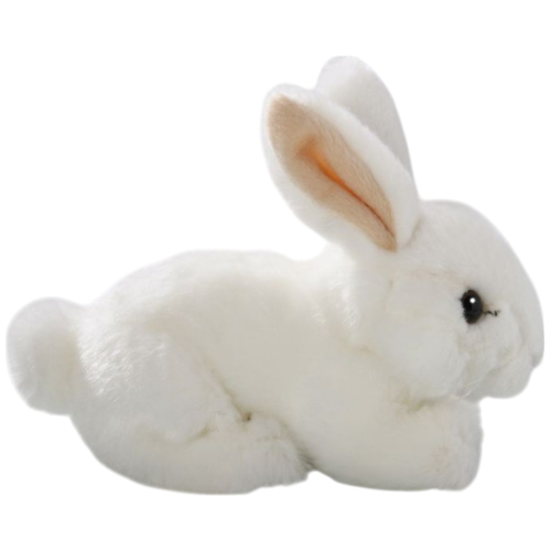 Preview: Hase sitzend weiß, Schneehase