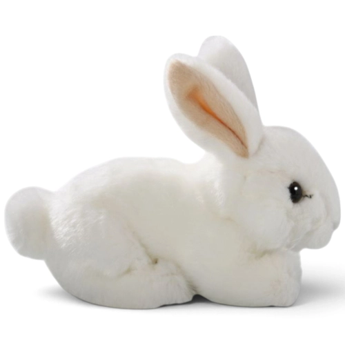 Carl Dick Plush Toy Rabbit sitting white, Bunny, Snow Rabbit