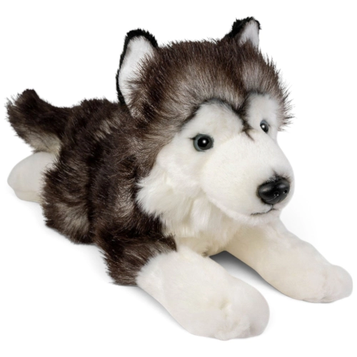 Carl Dick Plush Toy Husky black-white