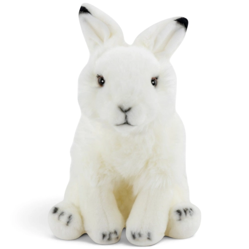 Carl Dick Plush Toy Rabbit Bunny, Snow-Rabbit sitting white