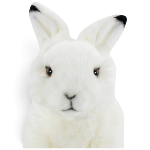 Carl Dick Plush Toy Rabbit, Snow Rabbit sitting white, Bunny