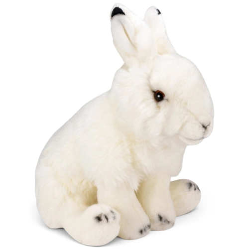 Carl Dick Plush Toy Rabbit, Snow Rabbit sitting white, Bunny