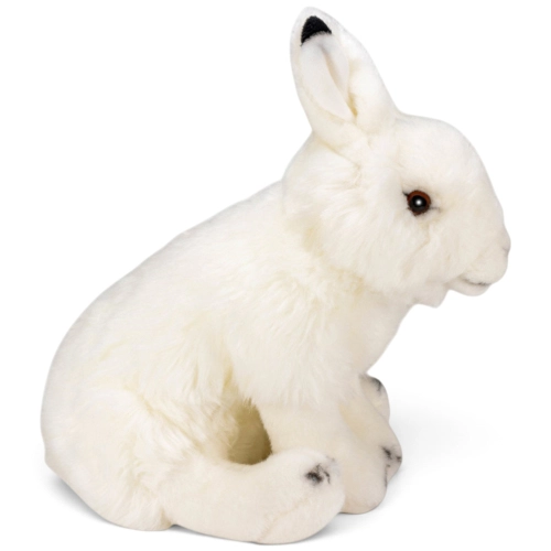 Carl Dick Plush Toy Rabbit, Snow Rabbit sitting white, Bunny