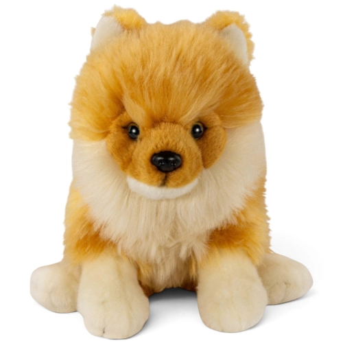 Carl Dick Plüschtier Zwergspitz sitzend, Pomeranian Hund