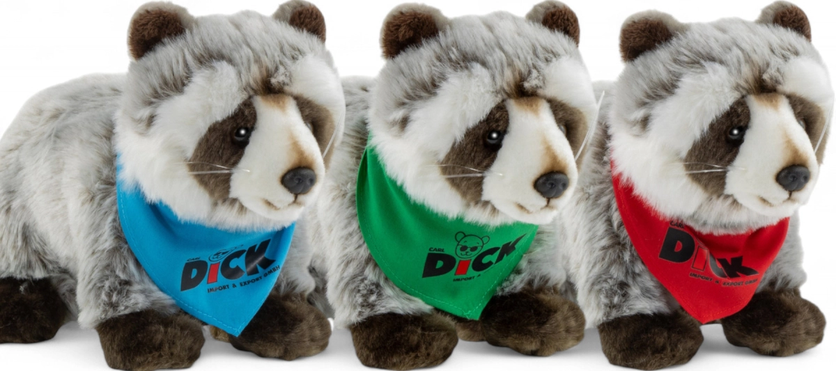 Raccoon with scarf