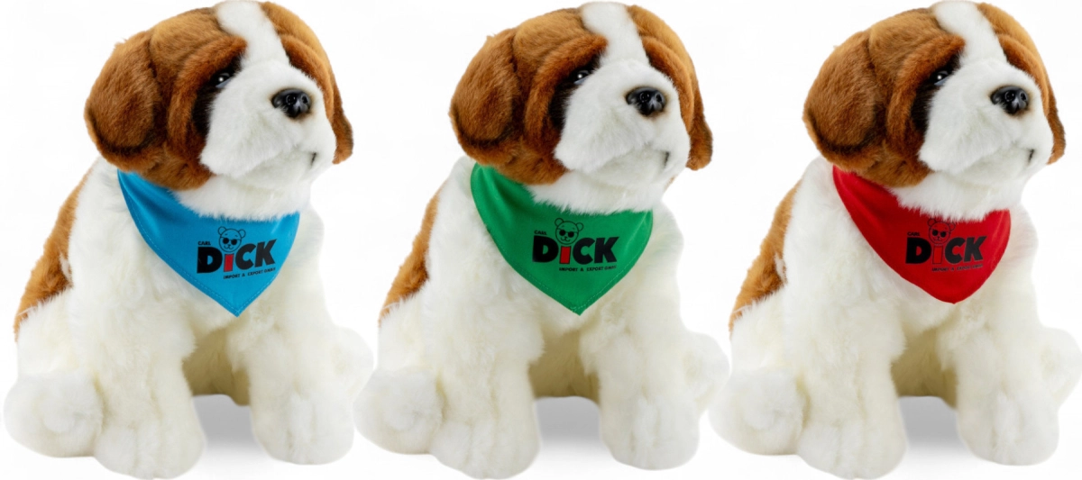 St Bernard Dog with scarf