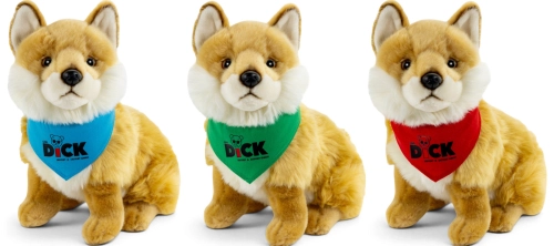 Carl Dick Plüschtier Fuchs mit Tuch