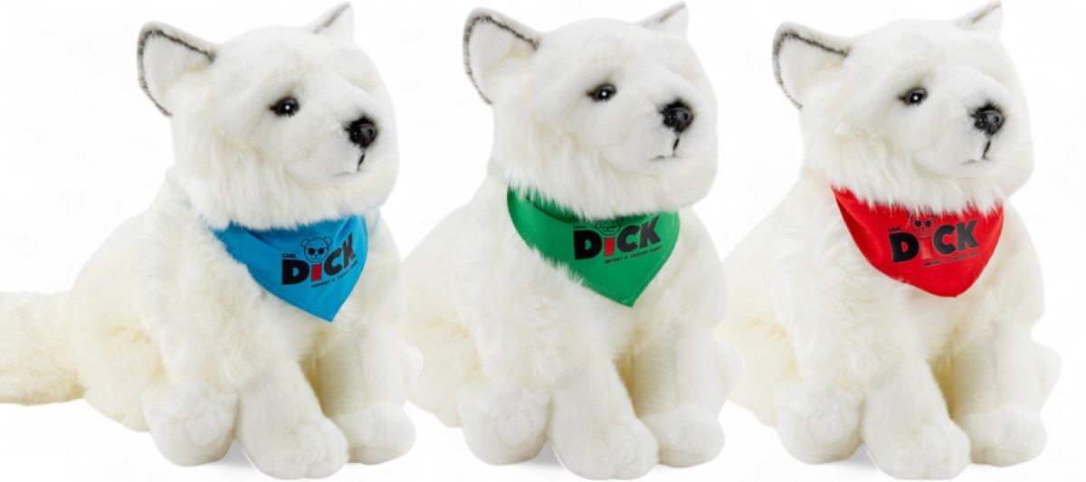 Polar-Fox with scarf