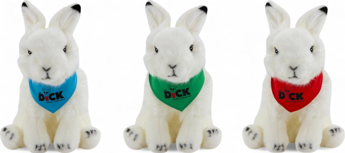 Snow Hare with scarf