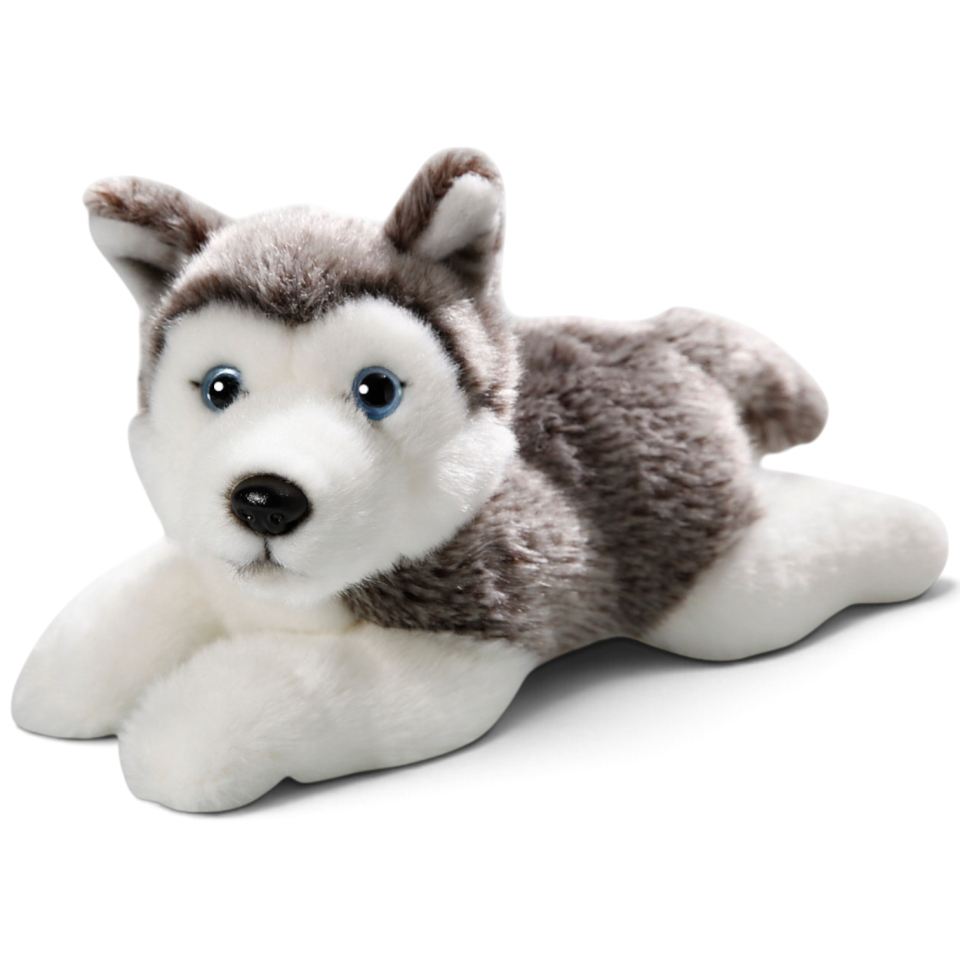 Carl Dick Plush Toy Husky Puppy lying