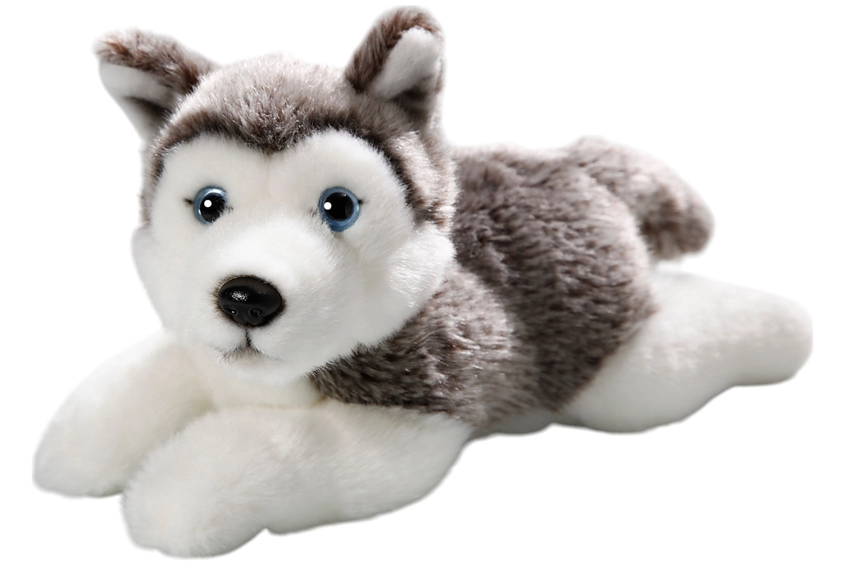 Carl Dick Plüschtier Husky Welpe liegend
