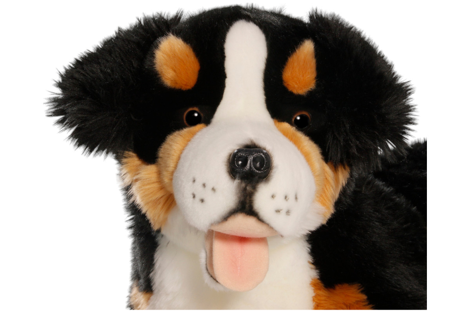 Carl Dick Plüschtier Berner Sennenhund liegend