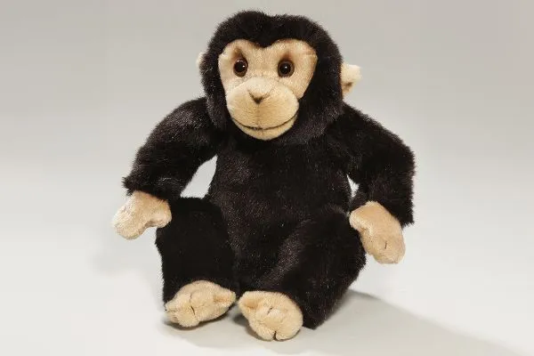 Carl Dick Plush Toy Chimpanzee sitting