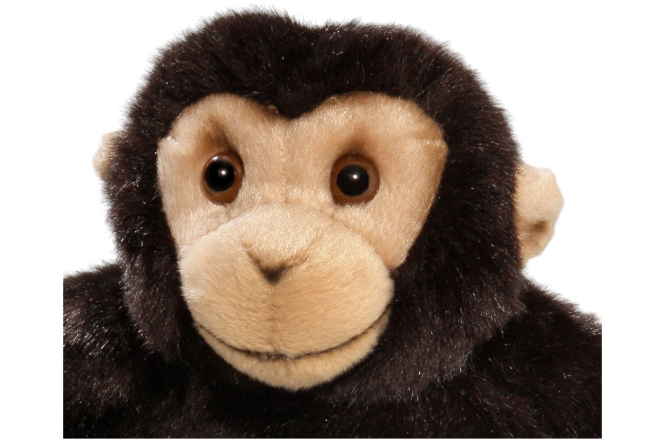 Carl Dick Plush Toy Chimpanzee sitting